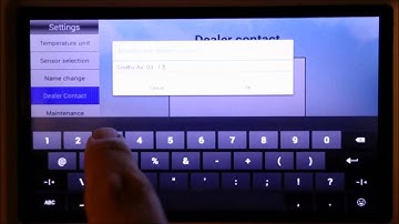Daikin SkyZone Tutorial 6 - Entering Dealer Contact Info on Daikin Ducted Air Conditioning
