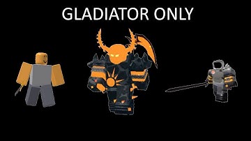 Gladiator ONLY Challenge In TDS