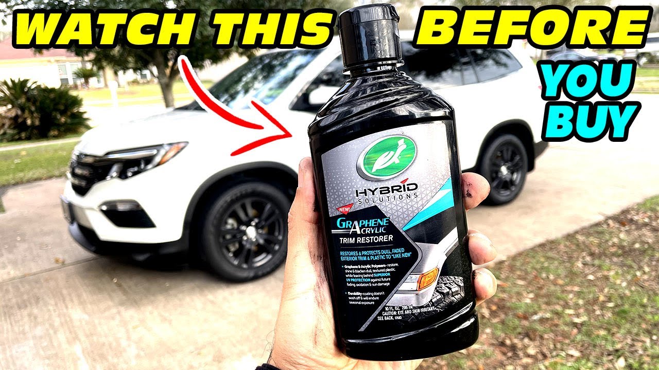 Project Farm] Best Plastic Car Trim Restorer? Let's find out! 303