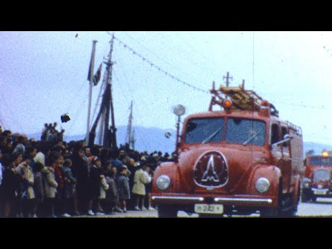 Chalkis, Greece 1962 - 25th of March parade (silent color 8mm film)