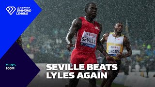 Oblique Seville Beats Noah Lyles Again In Lausanne 100M - Wanda Diamond League 2025