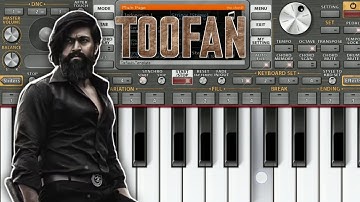 Toofan | KGF Chapter 2 | Rocking Star Yash | Mobile ORG 2022 Instrumental Cover