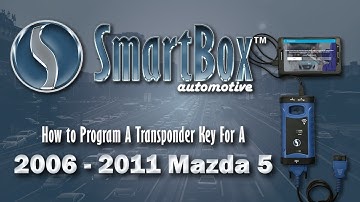 How to Program a Transponder Key to a 2006 - 2011 Mazda 5