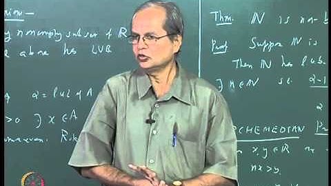 Mod-02 Lec-7 LUB Axiom