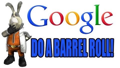 Google Does a Barrel Roll!