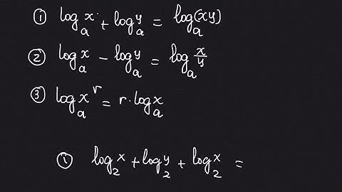 Advanced Functions 12 - A.3. Laws of Logarithms