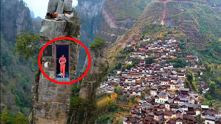 Mysterious stone house on the cliff | Rural life of villagers in China’s cliff village - DayDayNews