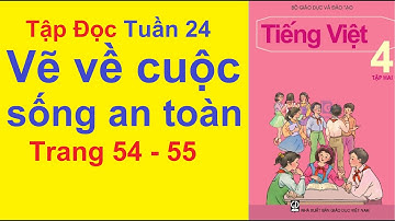 Tiếng Việt Lớp 4 Tuần 24 Tập Đọc – Vẽ Về Cuộc Sống An Toàn – Trang 54 – 55