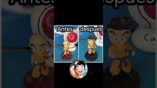 customiso una figura de krillin #music #dragonball #Figuras #anime #coleccion #krillin