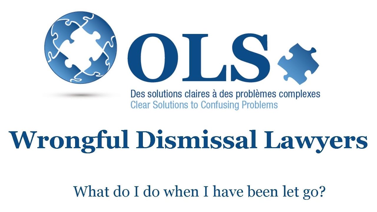 Wrongful Dismissal Lawyer Montreal (514)8450141 Executive Dismissal