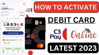 C3 pay card activation online 2023 | c3 pay card | how to register c3 app online in uae screenshot 3