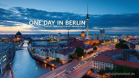 One Day in Berlin. Motion Timelapse.