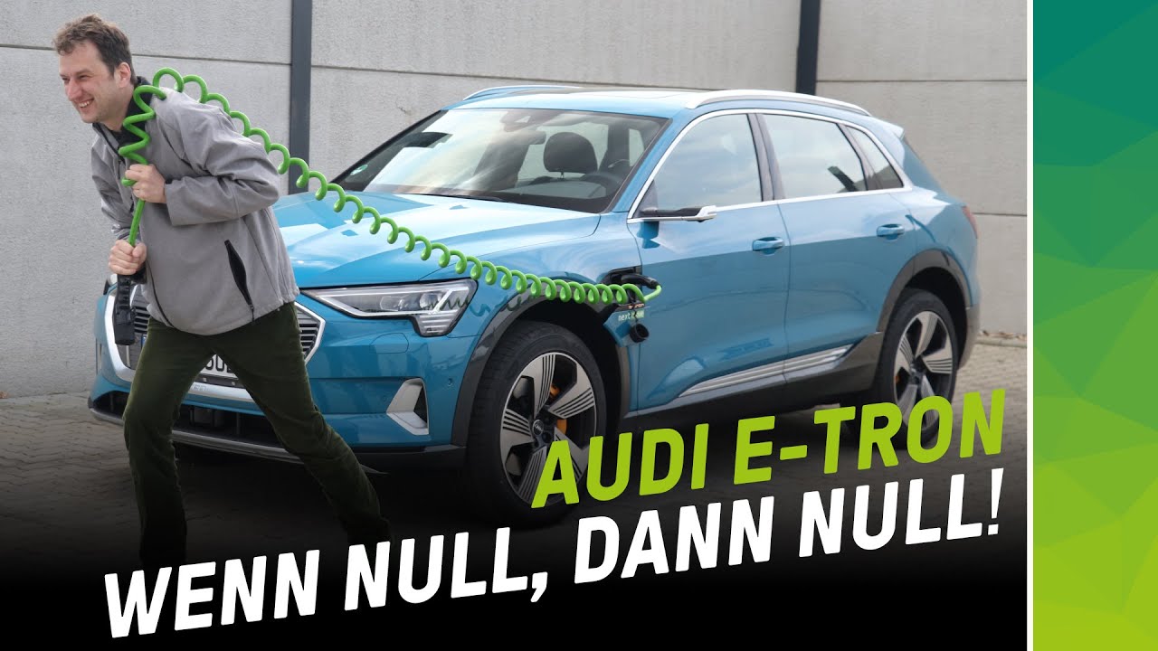 Audi E Tron Leer Gefahren Das Ist Unter 0 Km Zu Tun Youtube