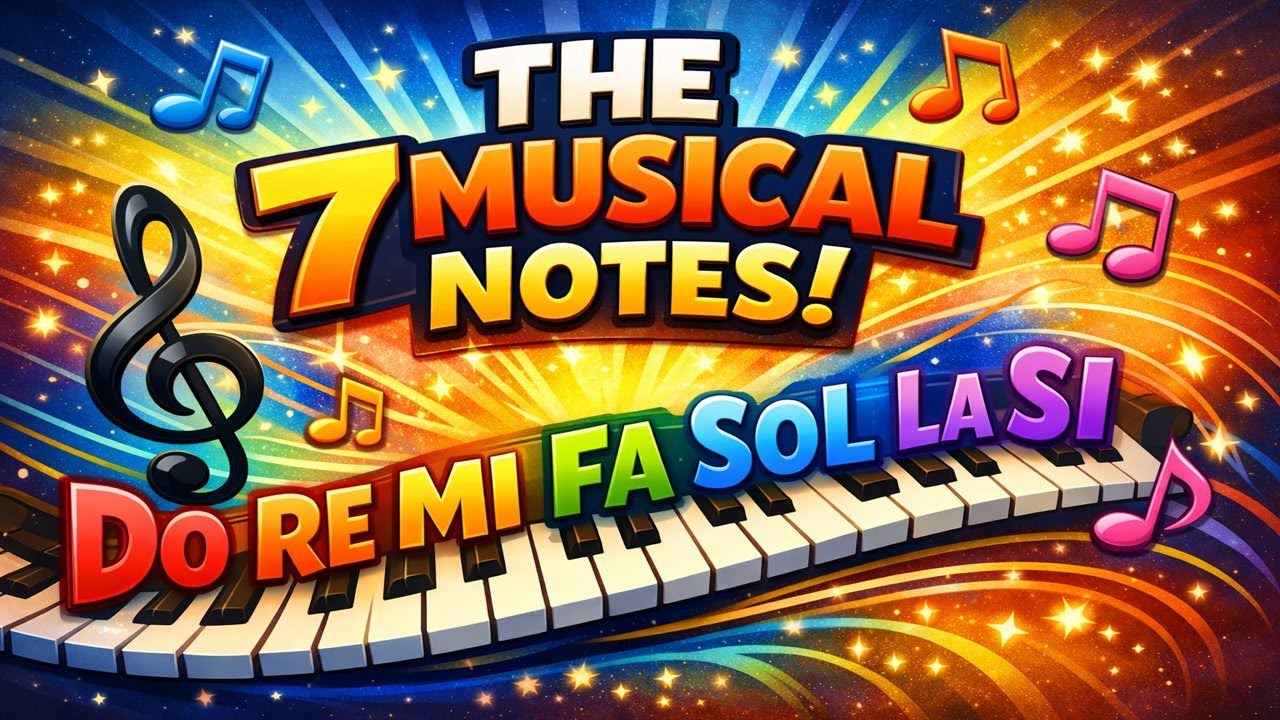 Lesson 1:  The 7 notes of Music