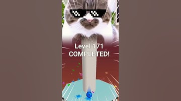 my cute cat playing stack ball level 171 #funnyvideo #cat #gaming
