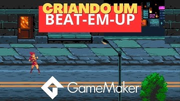 Criando um beat em up no game maker 2 - Aplicando dano, barras de vida e morte