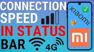 Xiaomi Phones: Show Connection Speed In Status Bar (Mi, Redmi, Poco, etc)