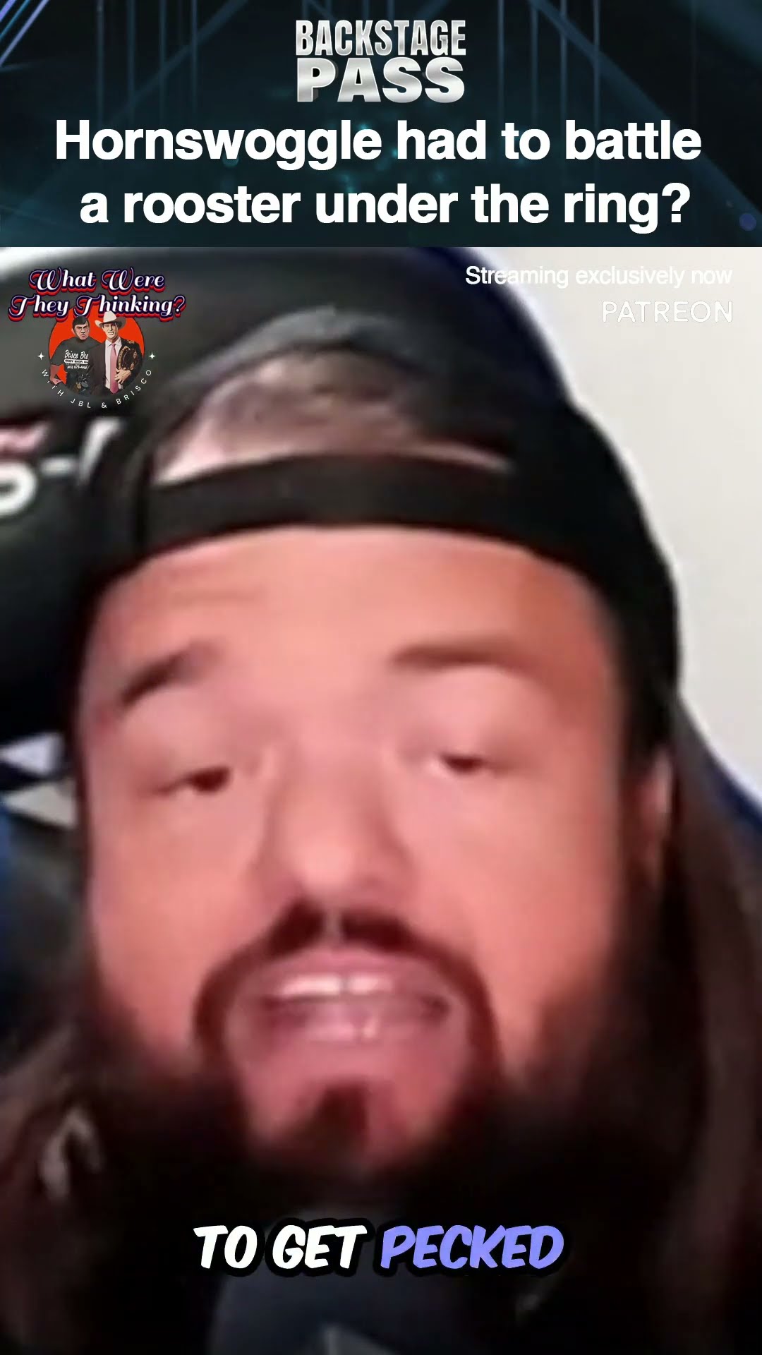 What happened when Hornswoggle got stuck under the ring with an animal? #wwe #shorts #funny