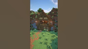Minecraft Mountain House🏠 Tutorial #shorts #minecraft #tutorial #foryou #fypシ゚ #howtobuild #house