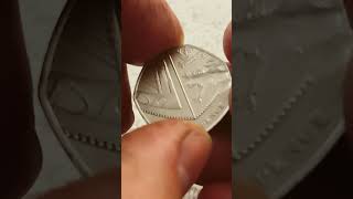 2019 Royal shield error 50p coin