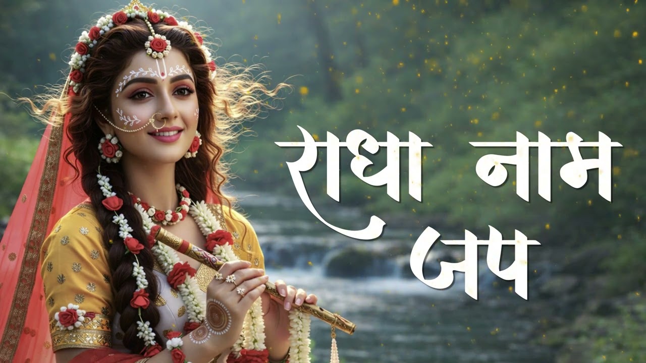 Radha Naam Jap | मन को शांति देने वाला भक्ति जाप | Radha Naam Dhara