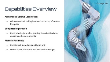 ICRA2020 Presentation: ARCSnake: Archimedes Screw-Propelled Robot for Extra-terrestrial Environments