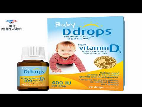 Ddrops Baby 400 IU Vitamin D 90 Drops 2.5mL 0.08 fl. oz pack of 1