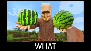 Minecraft wait what meme part 281 realistic minecraft Watermelon