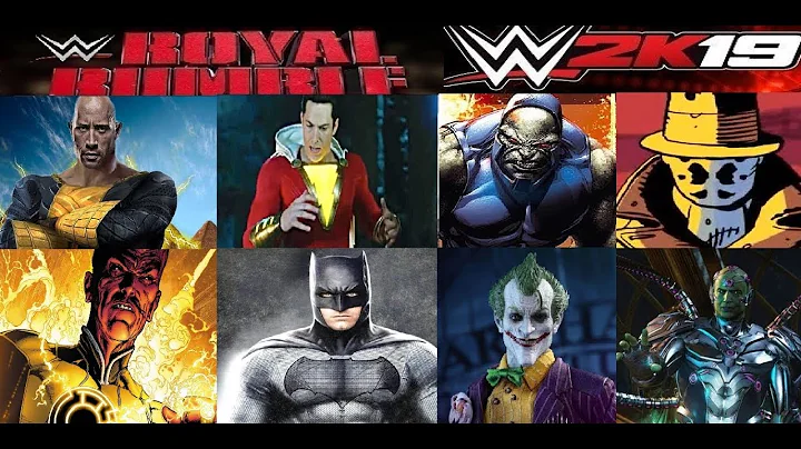 WWE 2k19 Royal Rumble Created Superstar DC Comics
