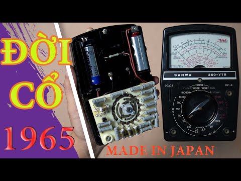 Video Đồng hồ vạn năng kim Sanwa 360-YTR đời cổ sản xuất năm... - youtube
