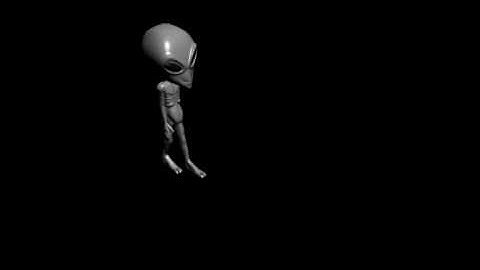 Walking Alien - 3Ds Max