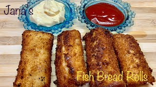 Fish Bread Rolls | Crispy Starter | Quick & easy recipe | Delicious snacker