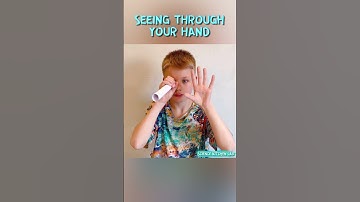 HOLE IN YOUR HAND ILLUSION | Simple Binocular Vision Experiment at Home #vision #science #experiment