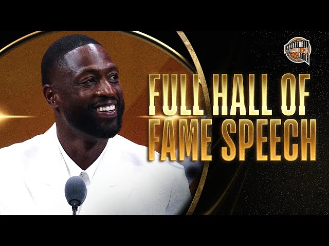 Miami's favorite son, Dwyane Wade, enters Hall of Fame