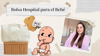 Bolsa del hospital edición bebé. Os dejo toda la información y la lista por escrito 👶🏼♥️