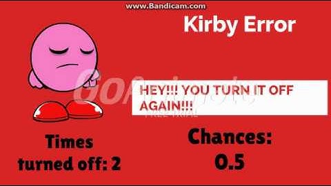 Kirby Error (barney error 2)