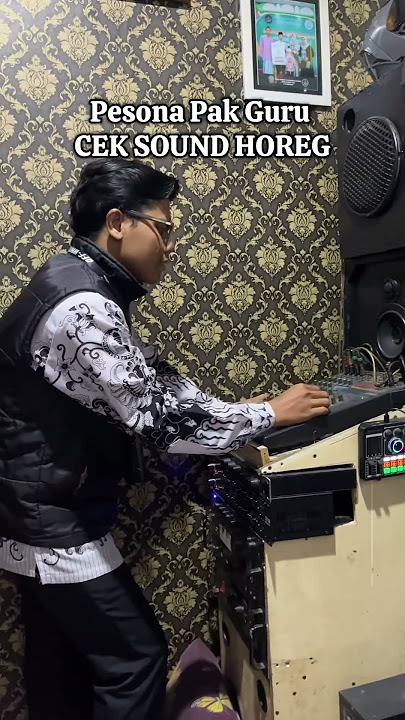 Cek sound operator acara #ceksound #soundhoreg #fypp #virall