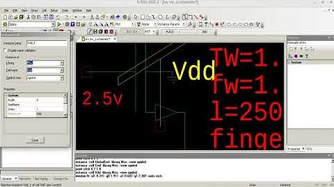 Tanner tutorial - Schematic and Layout - S-Edit and L-Edit