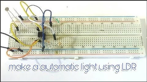 How to make a dark sensor using  LDR