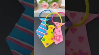 Easy Father's Day DIY Necktie Craft for Kids 👔 | Fun Preschool Art Idea!#artandcraft #art #craft