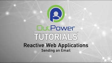 OutPower Tutorial - Reactive web application - Sending an Email  (OutSystems)