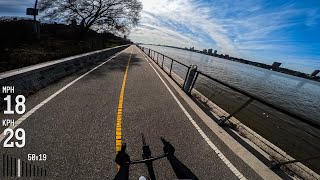 An Afternoon Ride Along The Hudson River | NYC POV Cycling