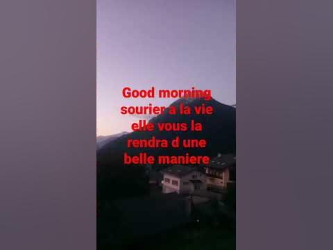 good morning - YouTube