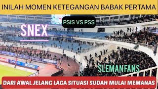 Situasi M3M4NAS Semarang Fans dan Sleman Fans dari Awal Sebelum Kick Off