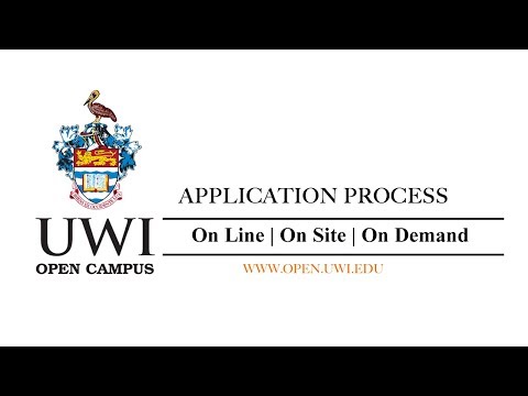 The UWI Open Campus Application Process