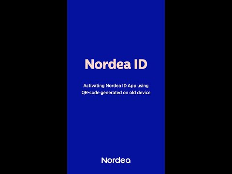 How to set up the Nordea ID app using a QR code | Nordea Pankki
