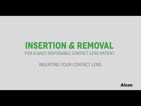 How to easily insert and remove your Alcon DAILIES® contact lenses