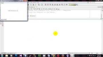 Say Hello World iin Java Applet and AWT in Netbeans