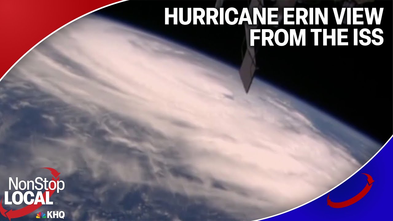 NASA shares haunting pictures of Hurricane Erin from the ISS
