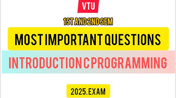 Introduction c programming vtu question paper 2022 scheme
